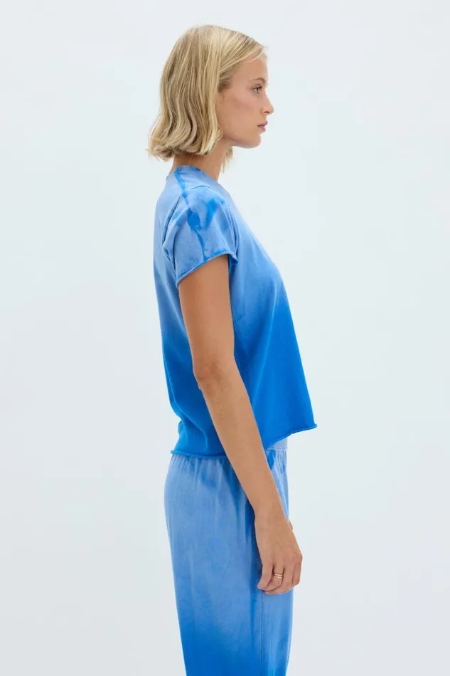 Raquel Allegra Faded Lapis Liana Tee Women Tops