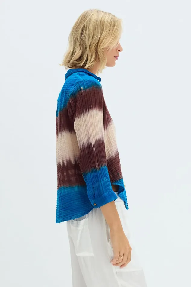 Raquel Allegra Lapis Multi Dual Gauze Lauren Blouse Women Dresses