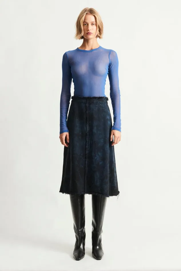 Raquel Allegra Ocean Liza Tee Women TShirts