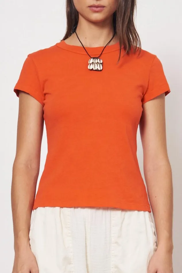 Raquel Allegra Tomato Liv Tee Women TShirts