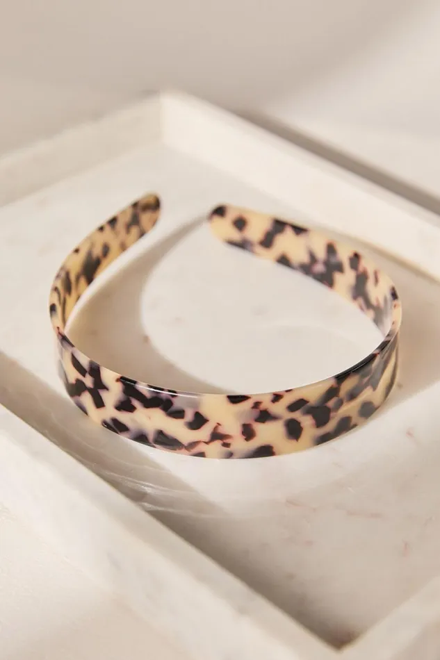 Raya Headband 8211 Thick Printed Headband In Leopard Print Women Showpo Hair