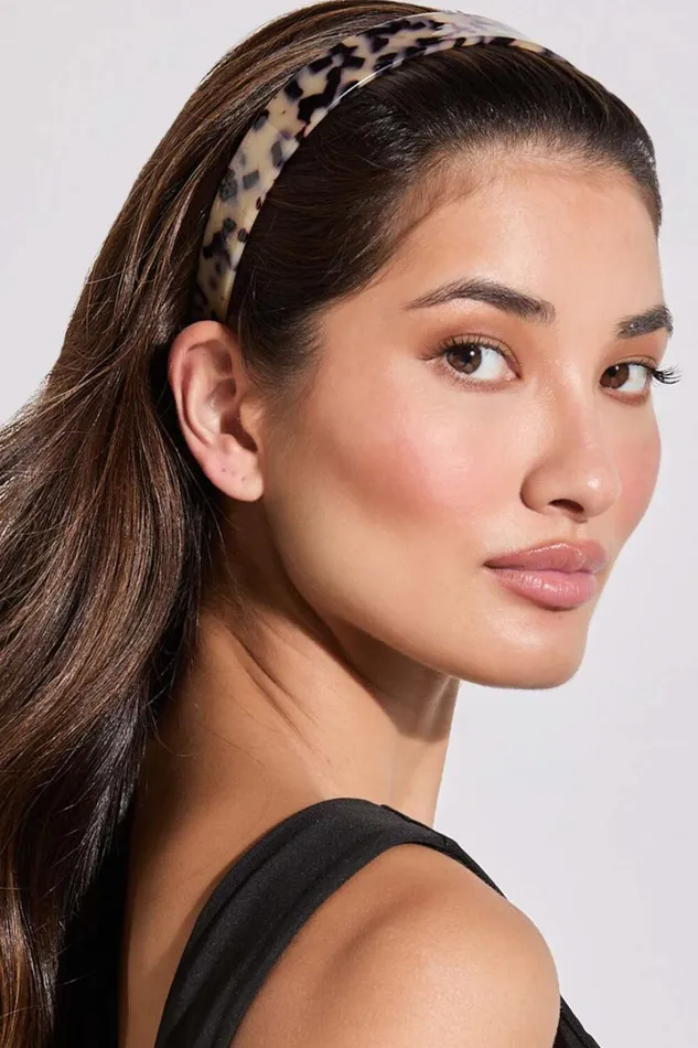 Raya Headband 8211 Thick Printed Headband In Leopard Print Women Showpo Hair