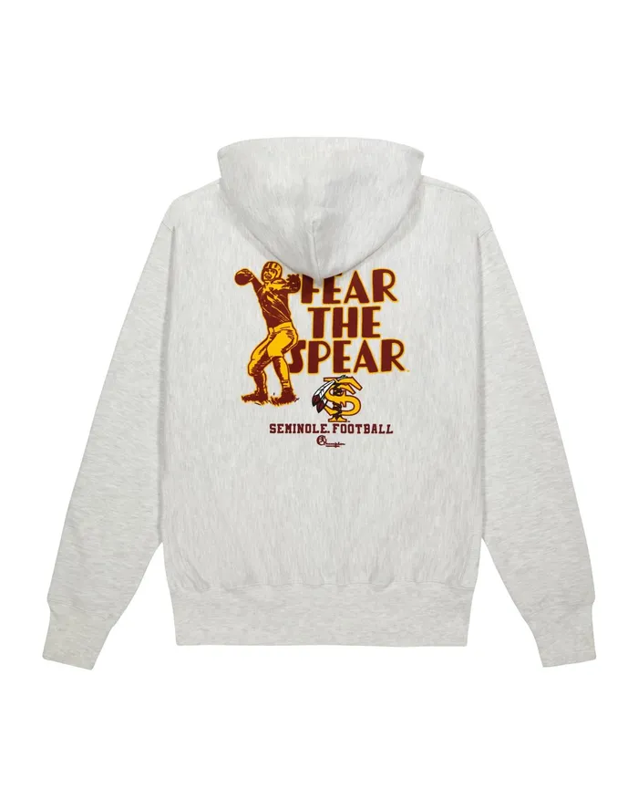 Reverse Weave Hoodie Fsu Silver Grey MenWomen Champion Hoodies and Sweatshirts