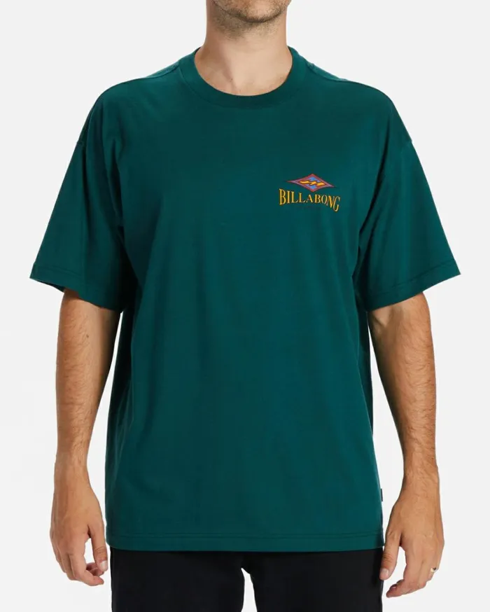 Ridge TShirt Deep Teal Men Billabong TShirts
