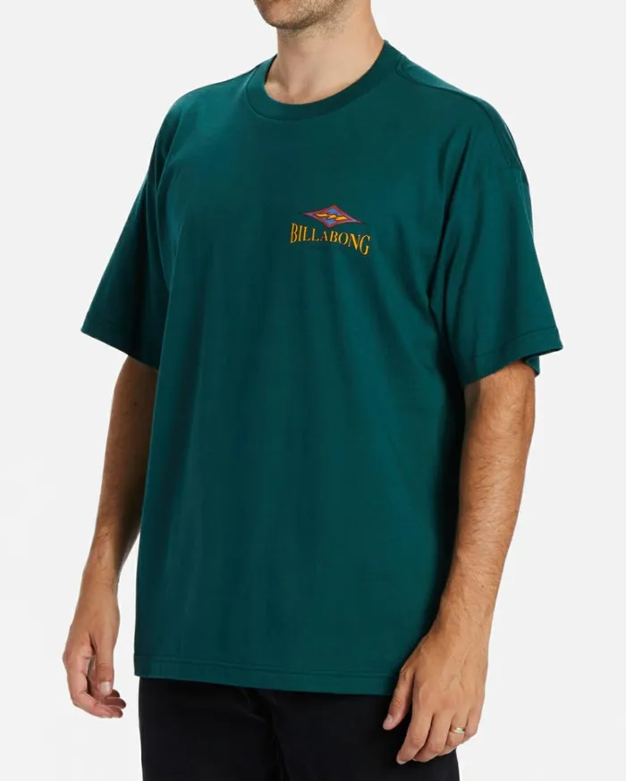 Ridge TShirt Deep Teal Men Billabong TShirts