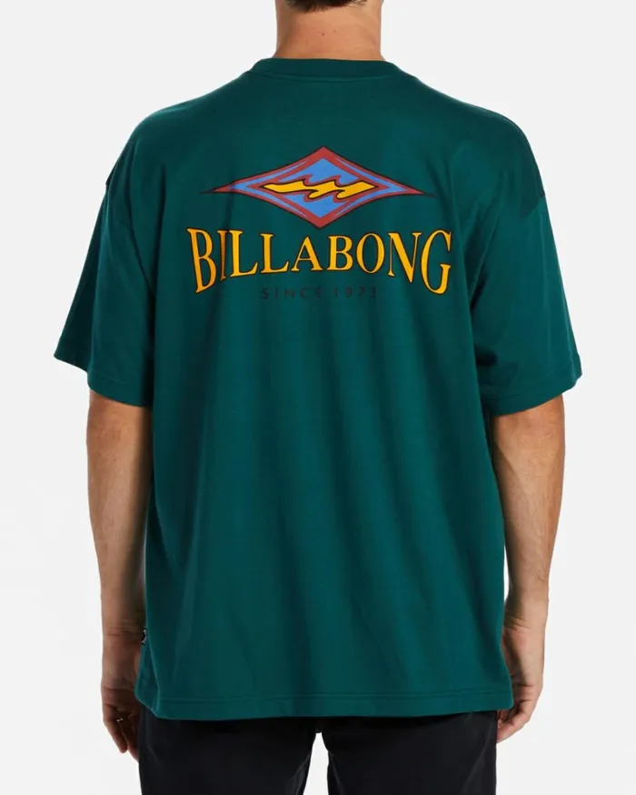 Ridge TShirt Deep Teal Men Billabong TShirts