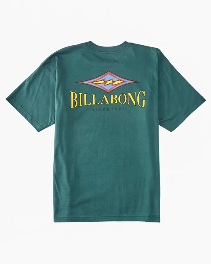 Ridge TShirt Deep Teal Men Billabong TShirts