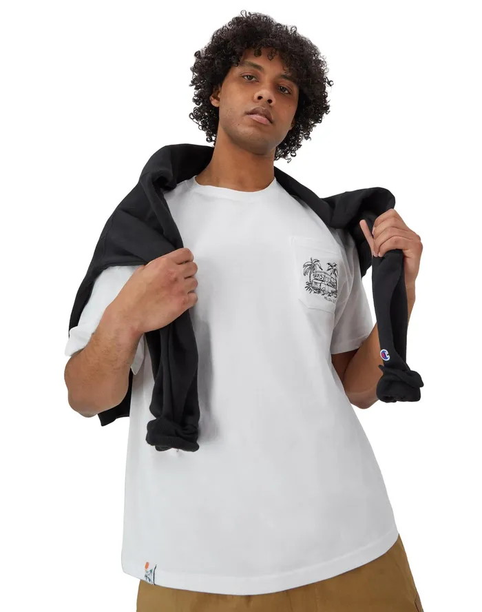 Rochester ShortSleeve TShirt Vacation Surplus White Men Champion TShirts and Tops