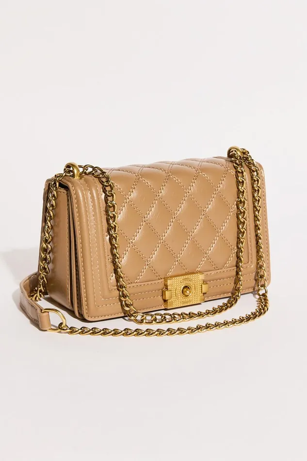 Rome Bag 8211 Quilted Cross Body Bag In Brown Women Showpo Bags