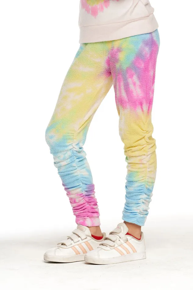 Rpet Bliss Knit Shirred Jogger Bottoms Chaser Brand Girls