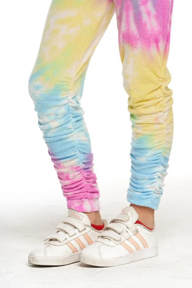 Rpet Bliss Knit Shirred Jogger Bottoms Chaser Brand Girls