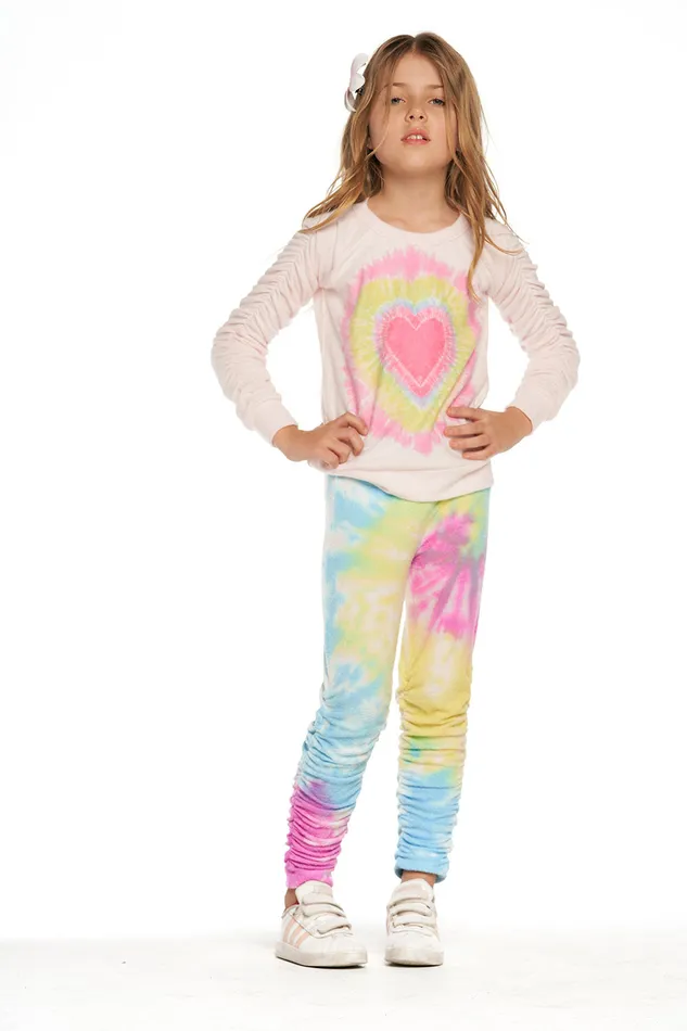 Rpet Bliss Knit Shirred Jogger Bottoms Chaser Brand Girls