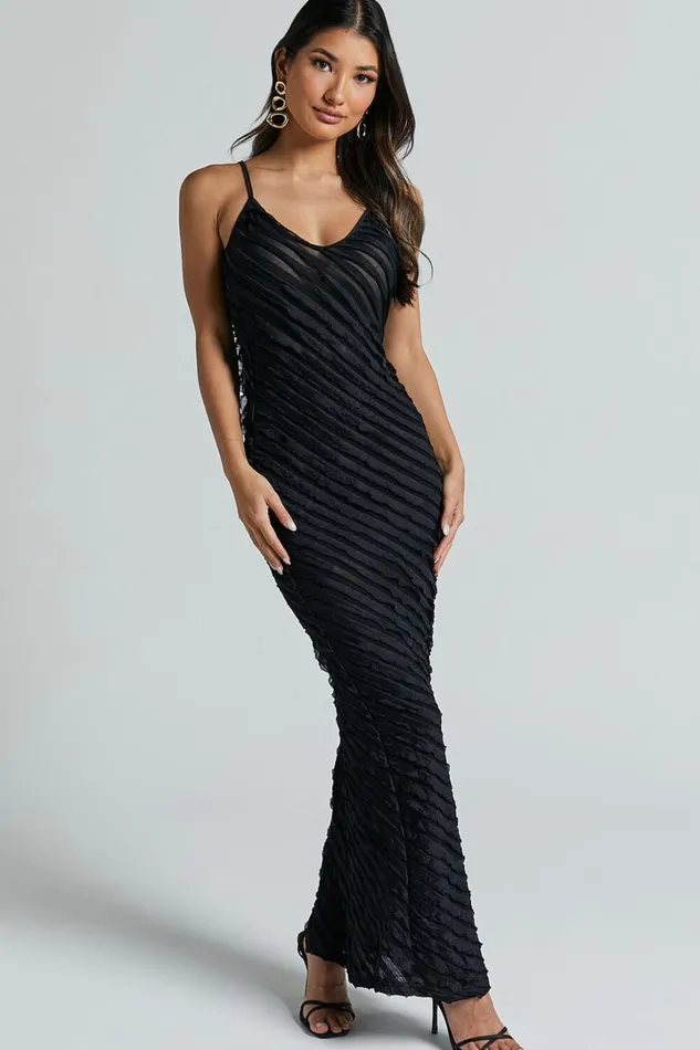 Runaway The Label 8211 Opaline Maxi Dress In Black Women Showpo Dresses