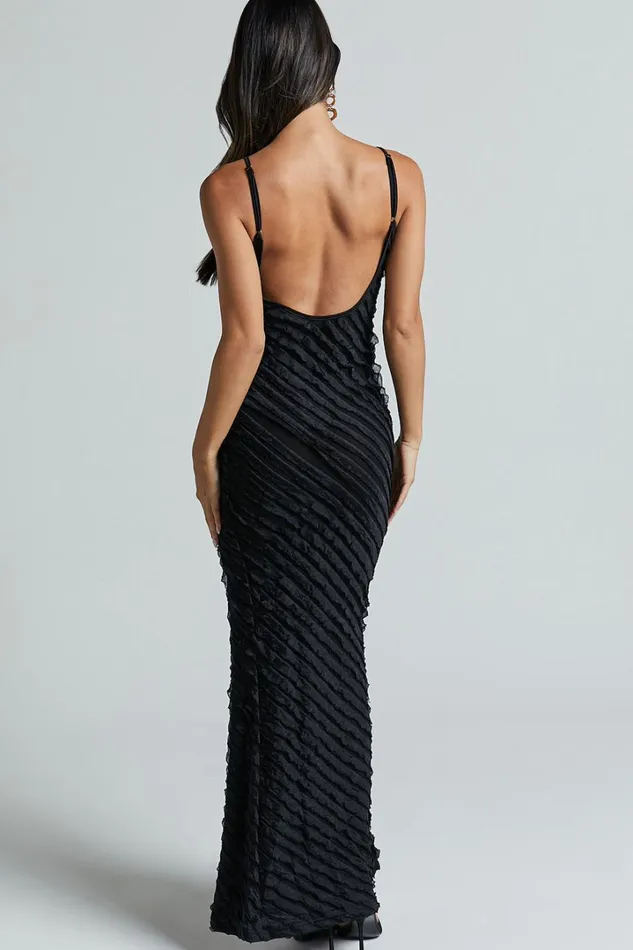 Runaway The Label 8211 Opaline Maxi Dress In Black Women Showpo Dresses