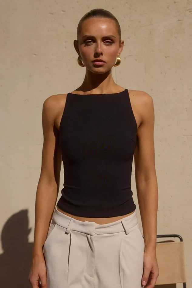 Runaway The Label Basic CARTER TOP Black 8211 Women