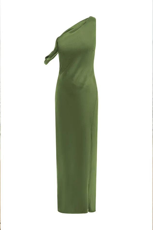 Runaway The Label Bridesmaids Dresses GIA MAXI DRESS Olive 8211 Women