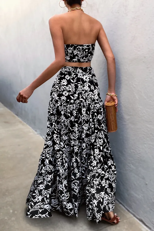 Runaway The Label Crops Ayla Top Black Floral 8211 Women Runaway The Label Crops Ayla Top Black Floral 8211 Women