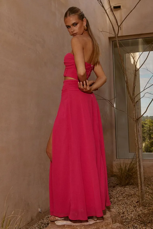 Runaway The Label Crops BRADY TOP Fuchsia 8211 Women