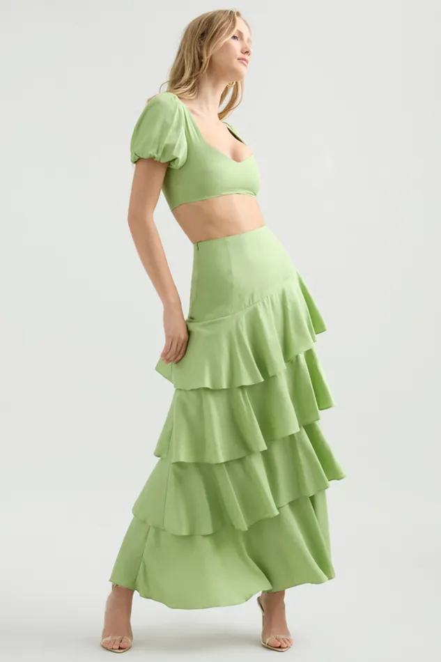 Runaway The Label Crops Priya Top Matcha 8211 Women Runaway The Label Crops Priya Top Matcha 8211 Women