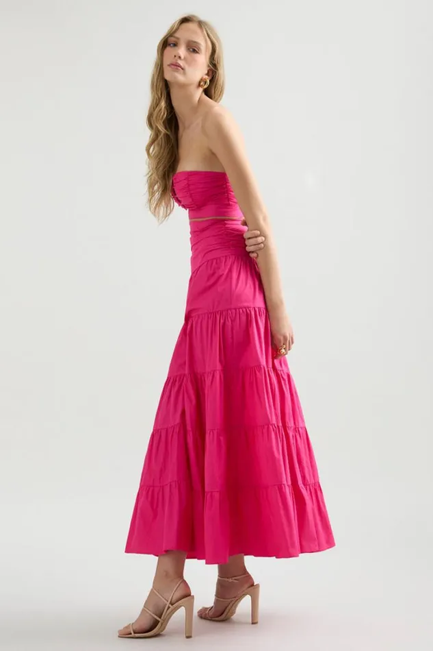 Runaway The Label Crops TAHOE TOP Fuchsia 8211 Women