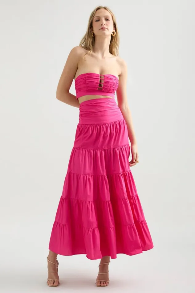 Runaway The Label Crops TAHOE TOP Fuchsia 8211 Women