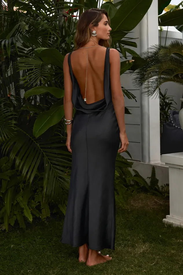 Runaway The Label Evening Dresses MANON MAXI DRESS Black 8211 Women