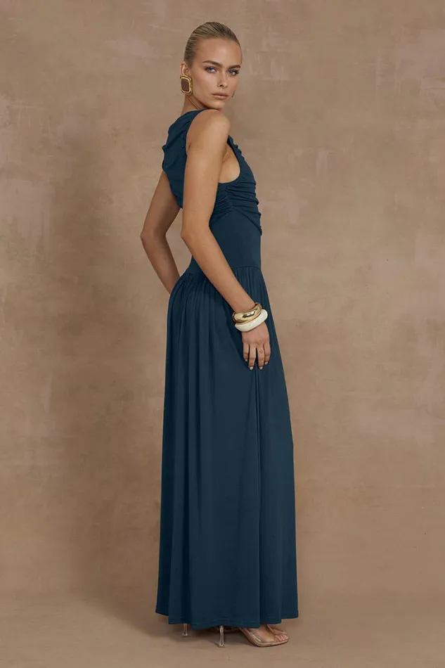 Runaway The Label Evening Dresses NALLA MAXI DRESS Steel 8211 Women