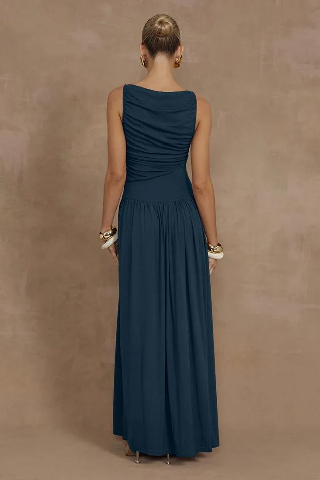 Runaway The Label Evening Dresses NALLA MAXI DRESS Steel 8211 Women