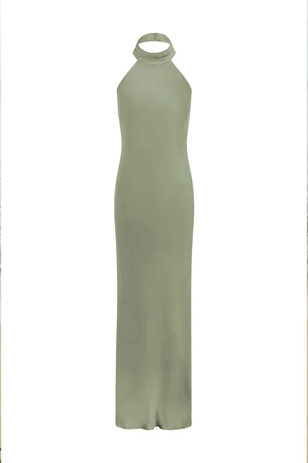 Runaway The Label Maxi Dresses BRIGITTE MAXI DRESS Sage 8211 Women