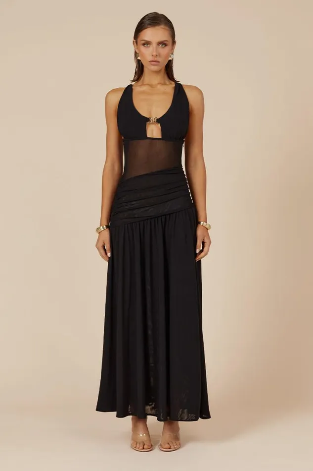 Runaway The Label Maxi Dresses DENVER MAXI DRESS Black 8211 Women