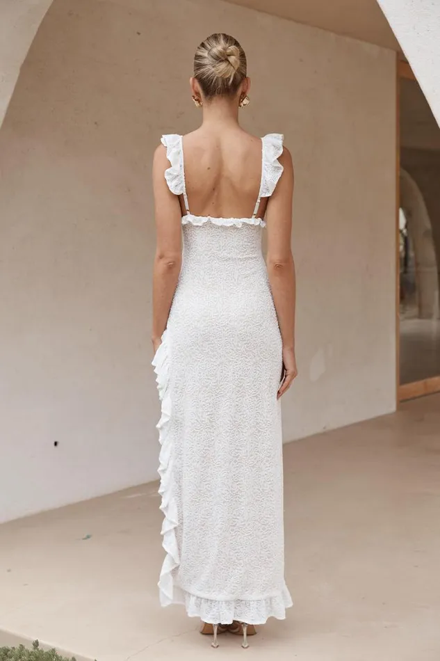 Runaway The Label Maxi Dresses ORLEAN MAXI DRESS White 8211 Women