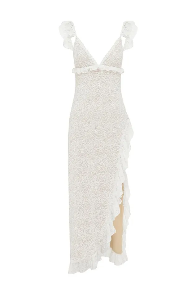 Runaway The Label Maxi Dresses ORLEAN MAXI DRESS White 8211 Women