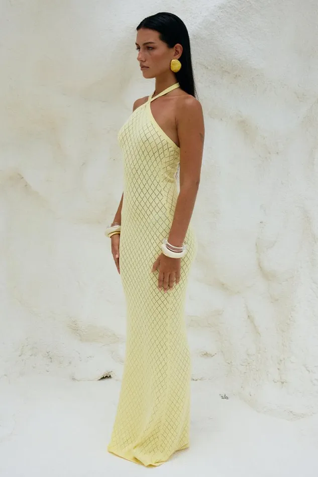 Runaway The Label Maxi Dresses SIMI MAXI DRESS Lemon 8211 Women