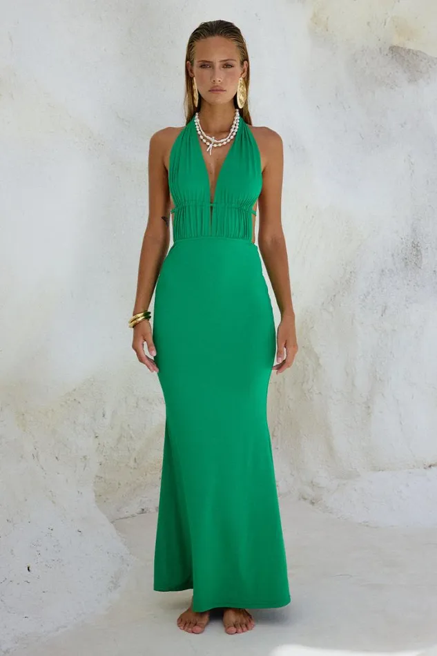Runaway The Label Maxi Dresses TAPIA MAXI DRESS Pine 8211 Women