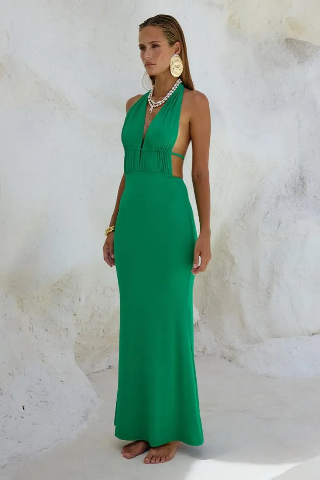 Runaway The Label Maxi Dresses TAPIA MAXI DRESS Pine 8211 Women