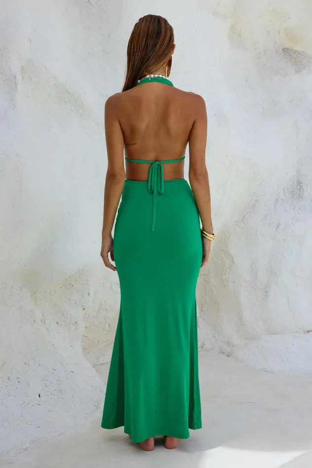 Runaway The Label Maxi Dresses TAPIA MAXI DRESS Pine 8211 Women