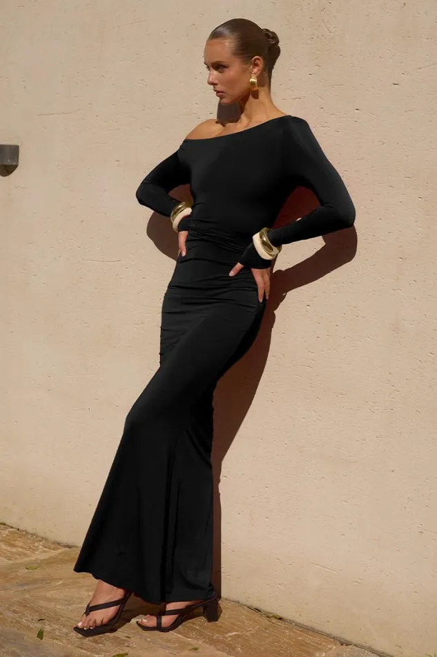 Runaway The Label Maxi Dresses VESSA MAXI DRESS Black 8211 Women