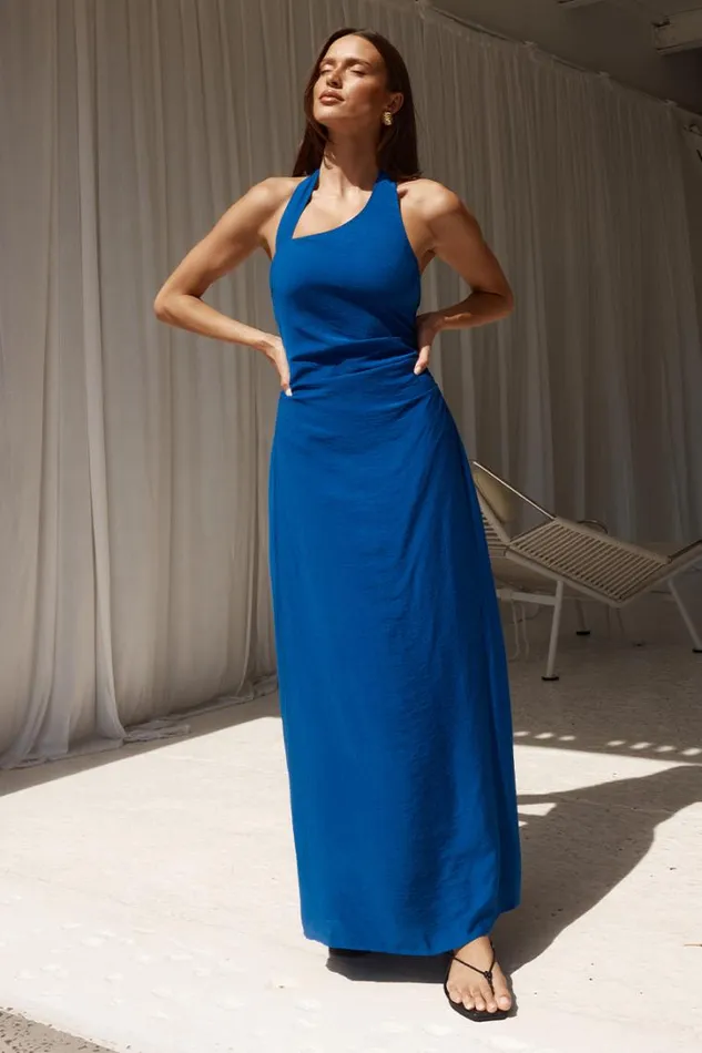 Runaway The Label Midi Dresses ELERA MIDI DRESS Cobalt 8211 Women