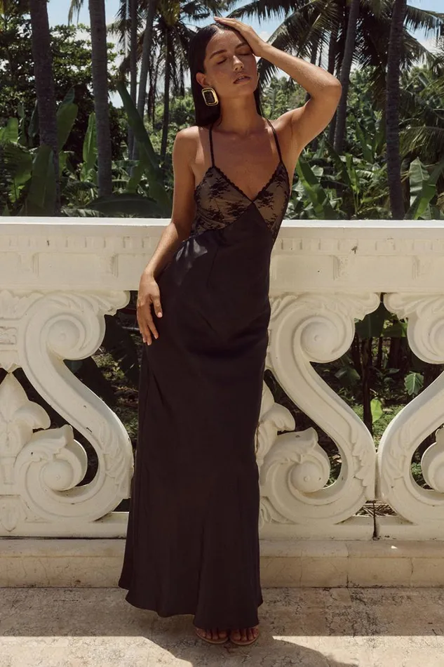 Runaway The Label Midi Dresses NADALIA MIDI DRESS Black 8211 Women