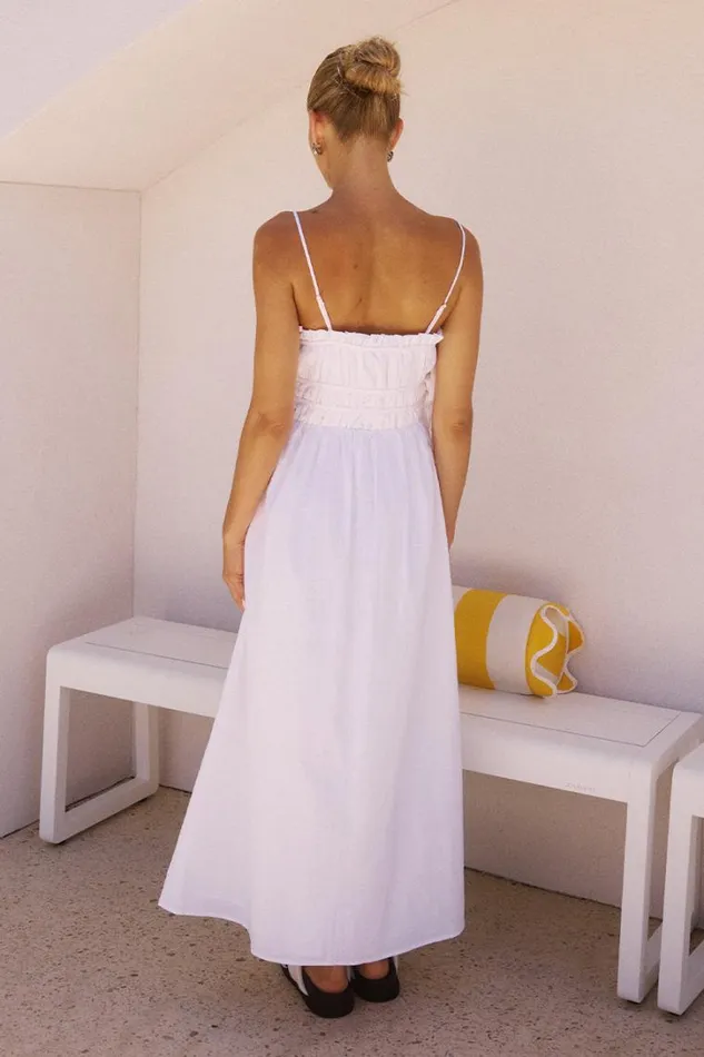 Runaway The Label Midi Dresses RAFINA MIDI DRESS White 8211 Women