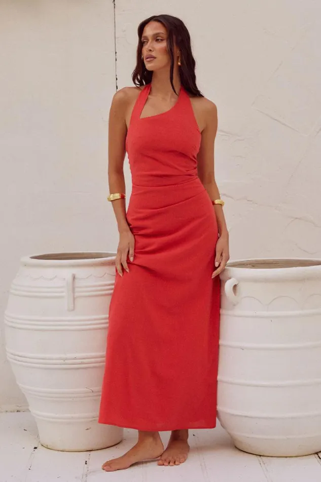 Runaway The Label Midi Dresses SAPHIRA LONG MIDI DRESS Jaffa 8211 Women