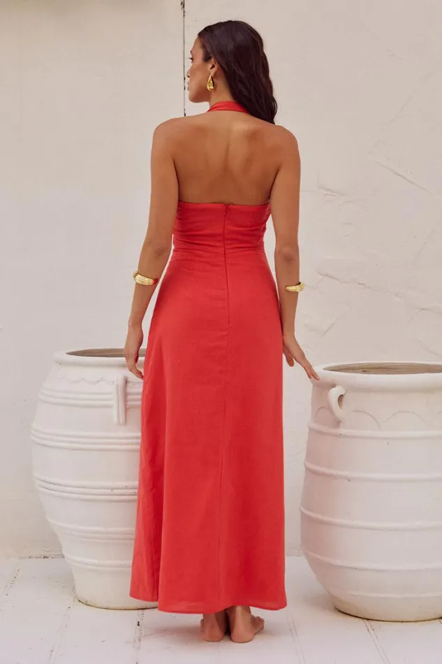 Runaway The Label Midi Dresses SAPHIRA LONG MIDI DRESS Jaffa 8211 Women