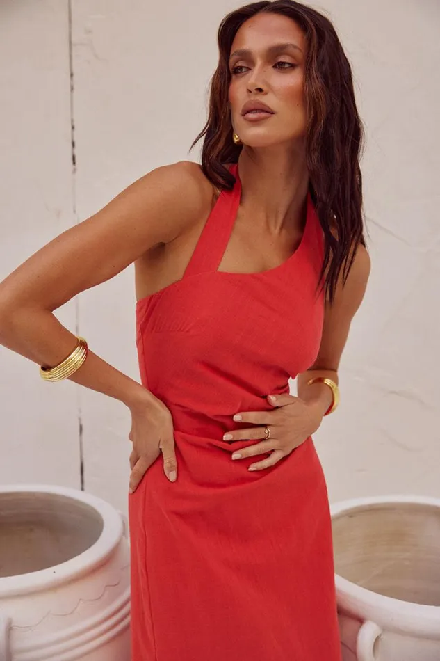 Runaway The Label Midi Dresses SAPHIRA LONG MIDI DRESS Jaffa 8211 Women