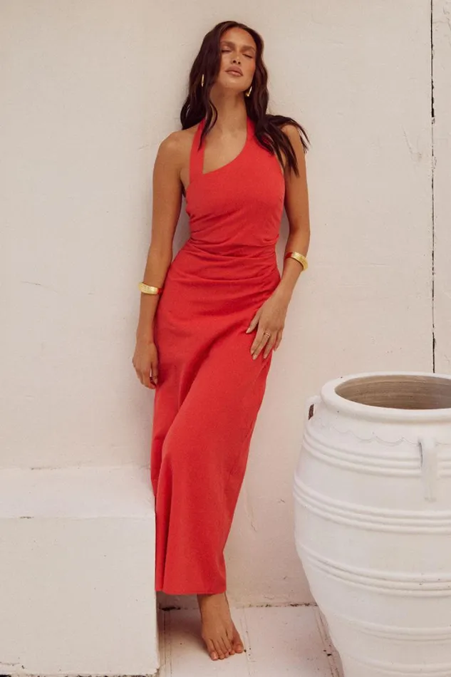 Runaway The Label Midi Dresses SAPHIRA LONG MIDI DRESS Jaffa 8211 Women
