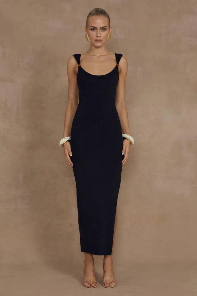Runaway The Label Midi Dresses TAKITA MIDI DRESS Black 8211 Women