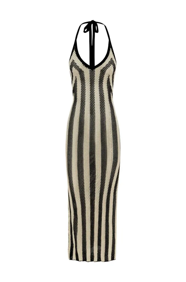 Runaway The Label Midi Dresses ZIGGY MIDI DRESS Blacksand 8211 Women