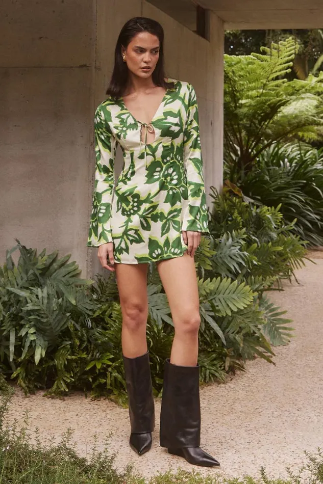 Runaway The Label Mini Dresses MIRAGE MINI DRESS Luela Print 8211 Women