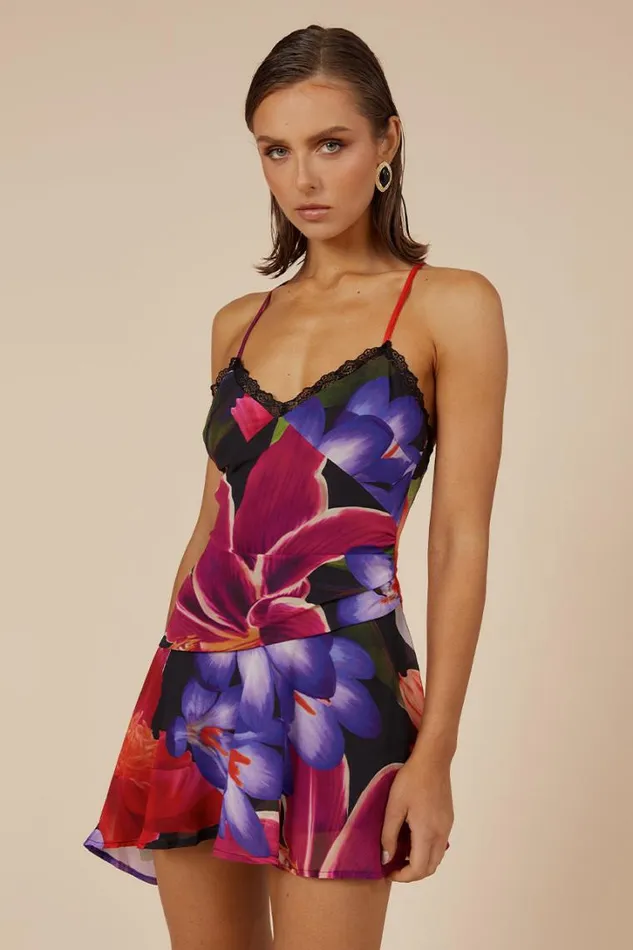 Runaway The Label Mini Dresses SURREY MINI DRESS Maeve Print 8211 Women