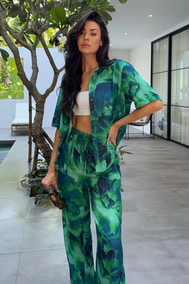 Runaway The Label Pants KARMA PANT Calista Green 8211 Women