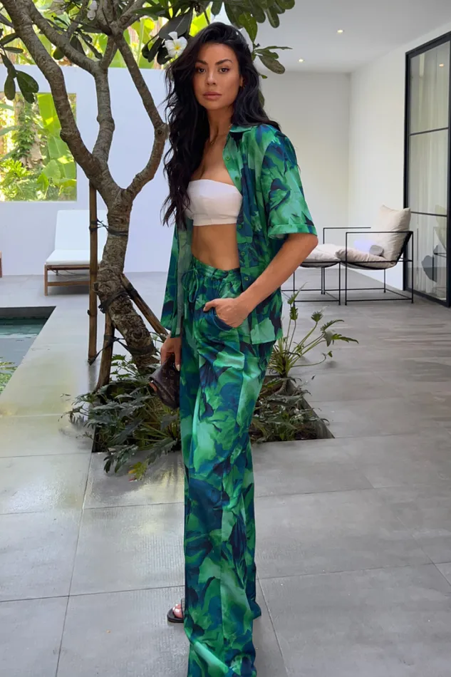 Runaway The Label Pants KARMA PANT Calista Green 8211 Women